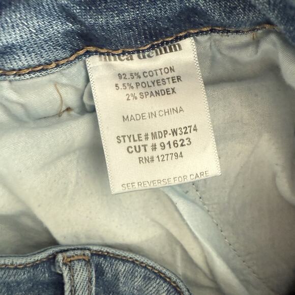 Mica Los Angeles High Rise Wide Leg Jeans Size 32x29 - Picture 7 of 9